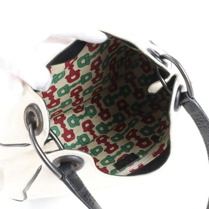 Guccissima 257265 Leather Shoulder Bag Shoulder One Shoulder Black Tote Ladies