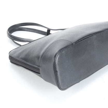 Gucci 002 1122 Leather Tote Bag Shoulder Hand Black A4 Ladies ECE Df41-2