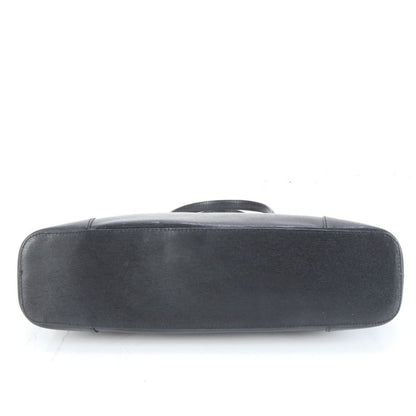 Gucci 002 1122 Leather Tote Bag Shoulder Hand Black A4 Ladies ECE Df41-2