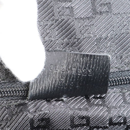 Gucci 002 1122 Leather Tote Bag Shoulder Hand Black A4 Ladies ECE Df41-2