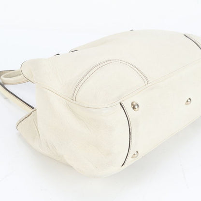 Gucci Princy Ribbon 163805 Leather Tote Bag Shoulder Hand Gold Hardware Women's