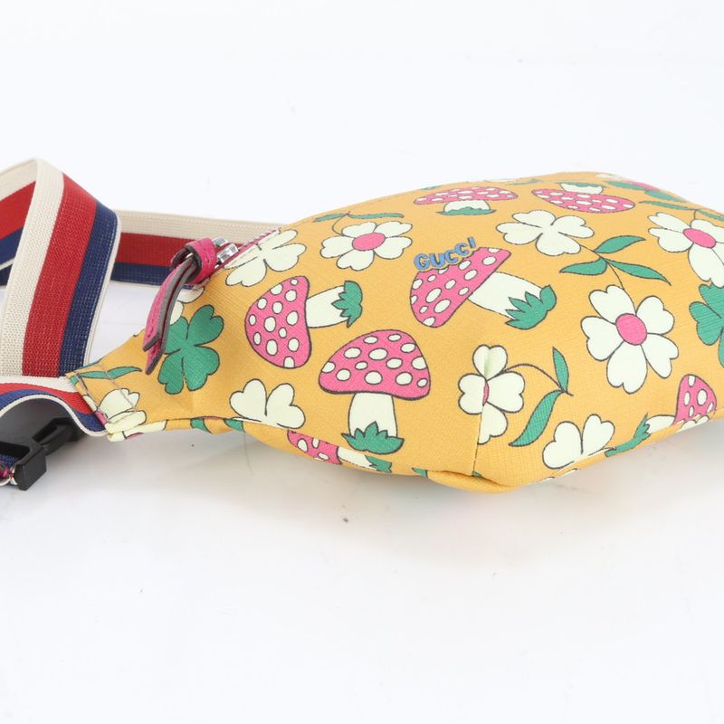 Gucci Children's 502095 Leather Body Bag Crossbody Body Waist Pouch Shoulder