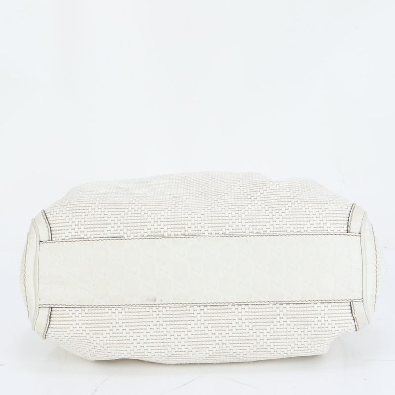 Gucci Diamante Shima Sookie 211944 Leather Tote Bag Shoulder Silver Hardware A4