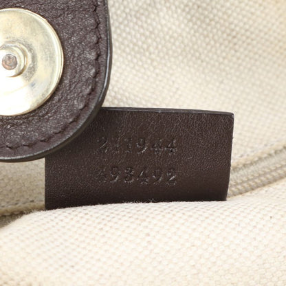 Guccissima Sookie 211944 Leather Tote Bag Shoulder Brown Women's ECE Df38-3