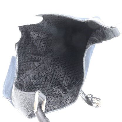 Gucci Bamboo Kandensky 001 4061 Leather Shoulder Bag One Shoulder Black Ladies