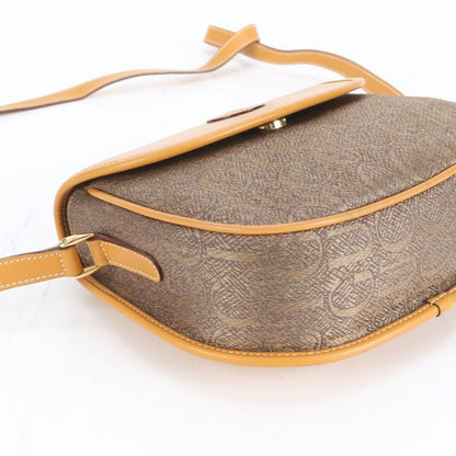 Vintage Old Gucci Control Card Included 007 14 Leather Shoulder Bag Crossbody