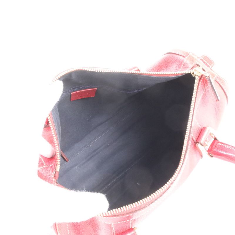 Gucci Abbey 130942 Leather Tote Bag Mini Boston Shoulder Hand Ladies ECE Df37-9