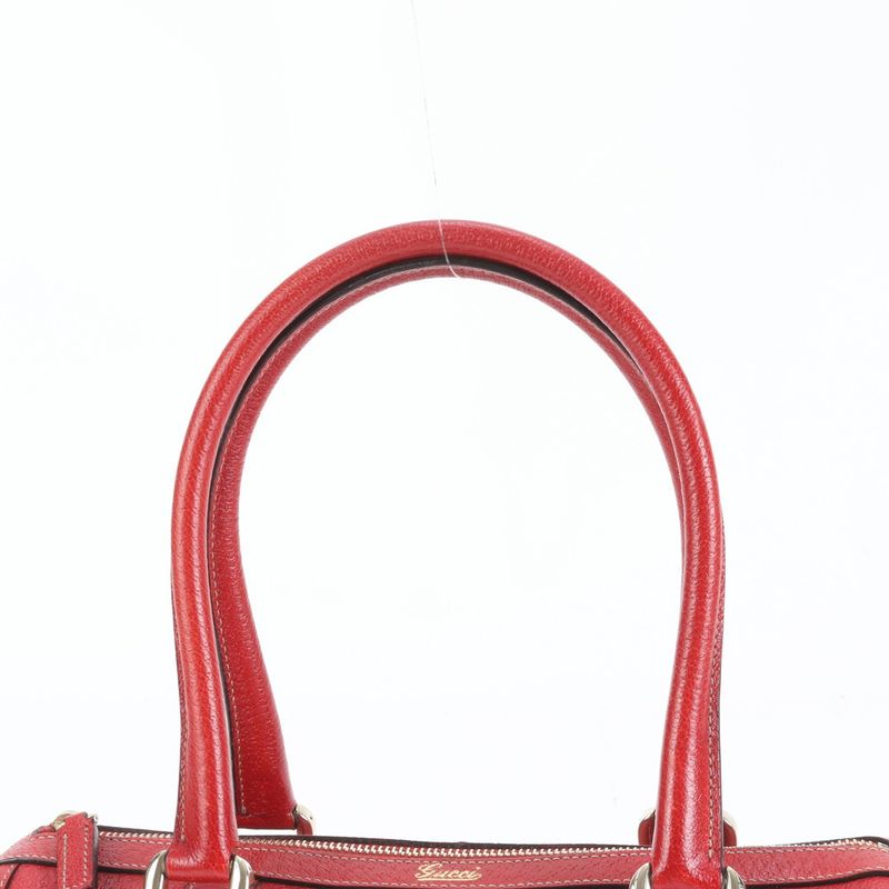 Gucci Abbey 130942 Leather Tote Bag Mini Boston Shoulder Hand Ladies ECE Df37-9