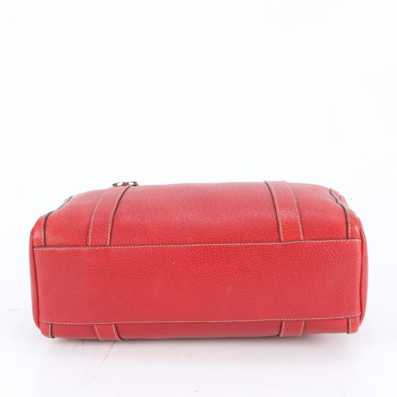 Gucci Abbey 130942 Leather Tote Bag Mini Boston Shoulder Hand Ladies ECE Df37-9