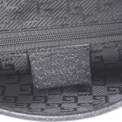 Gucci Bamboo Kandensky 001 4096 Leather Shoulder Bag One Shoulder Black Ladies