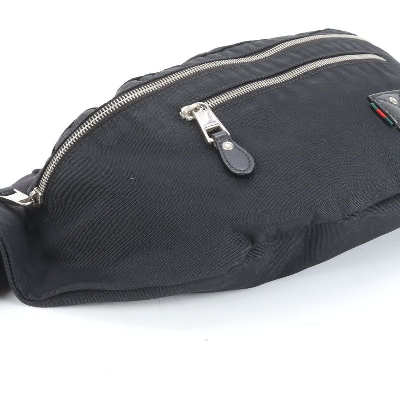 Gucci Sherry Line Abbey 246409 Leather Body Bag Crossbody Body Waist Pouch