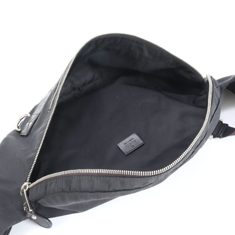 Gucci Sherry Line Abbey 246409 Leather Body Bag Crossbody Body Waist Pouch