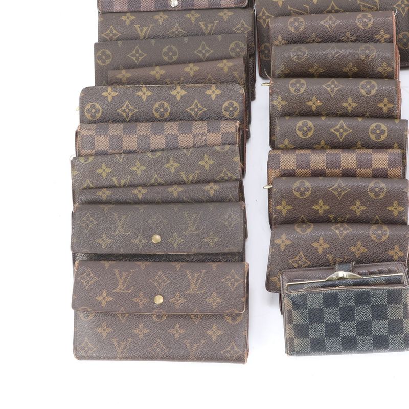 Summary 40-piece Set Louis Vuitton Monogram Damier Epi Leather Long Wallet