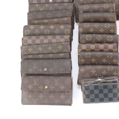 Summary 40-piece Set Louis Vuitton Monogram Damier Epi Leather Long Wallet