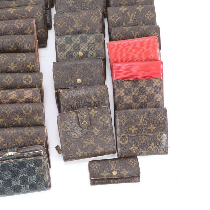 Summary 40-piece Set Louis Vuitton Monogram Damier Epi Leather Long Wallet