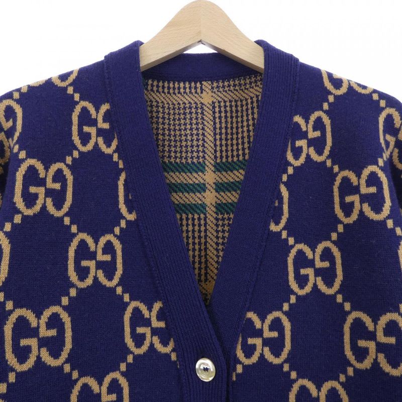 Gucci Xkcfx Navy Cardigan
