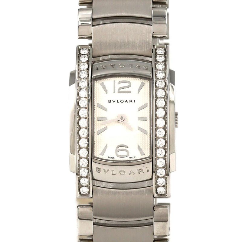 Bvlgari Ashoma D Aa35s Aa35c6sds SS Quartz