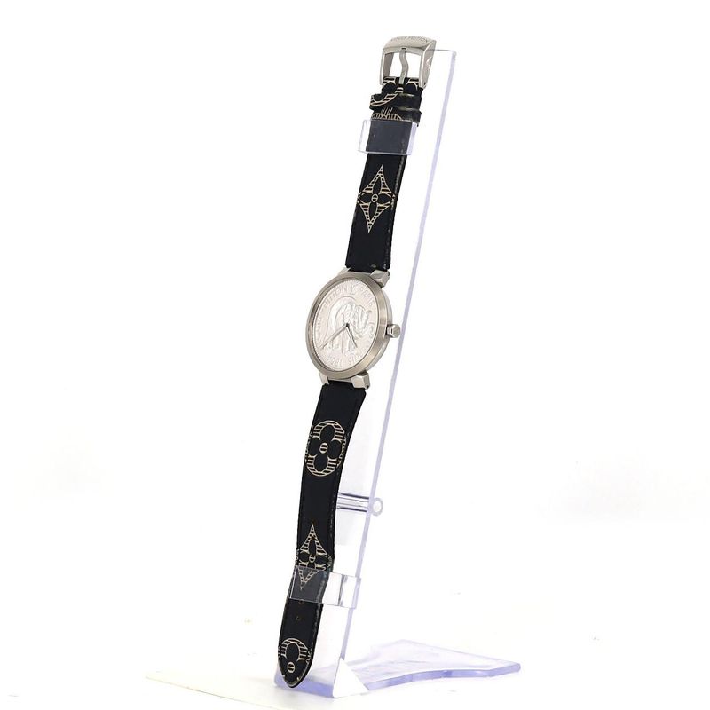 Louis Vuitton Tambour Slim Q2d07 SS Quartz