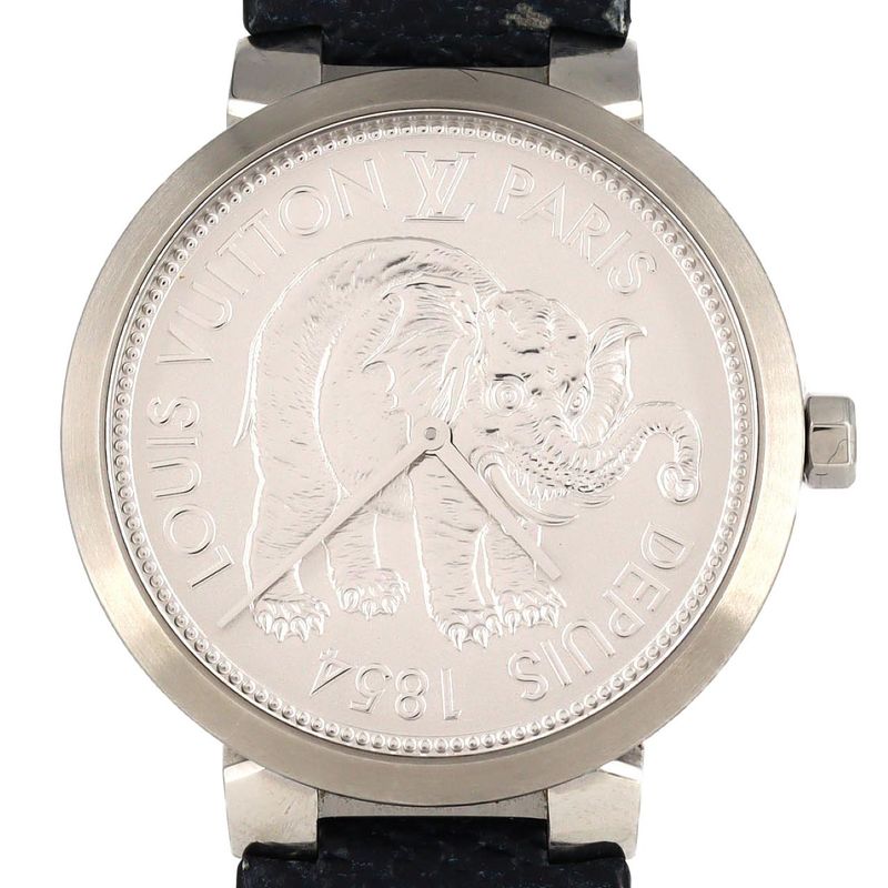 Louis Vuitton Tambour Slim Q2d07 SS Quartz