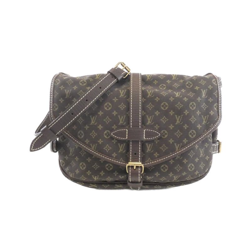 Louis Vuitton Monogram Mini Lin Saumur 30cm (11.81in) M95227 Shoulder Bag