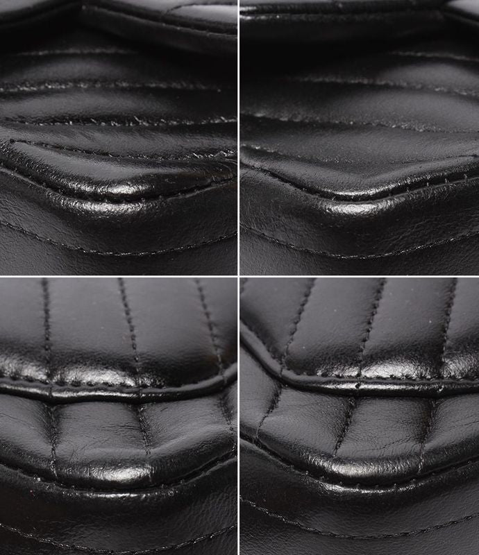 Chanel Chain Shoulder Bag Mini Matelasse V Stitch Single Flap Single Chain Gold