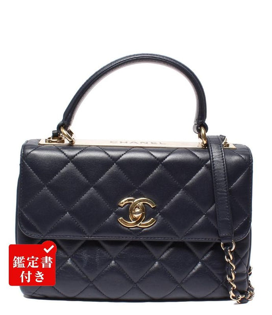 Chanel 2way Chain Shoulder Bag Handbag Shoulder Gold Hardware Lambskin Matelasse