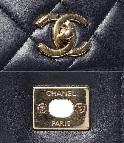 Chanel 2way Chain Shoulder Bag Handbag Shoulder Gold Hardware Lambskin Matelasse
