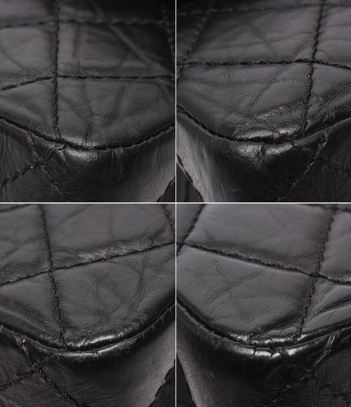 Chanel Chain Shoulder Bag 2.55 Double Flap Double Chain Matelasse Lambskin Gold