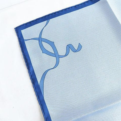 Cartier Handkerchief Pocket Square Ribbon Silk Scarf