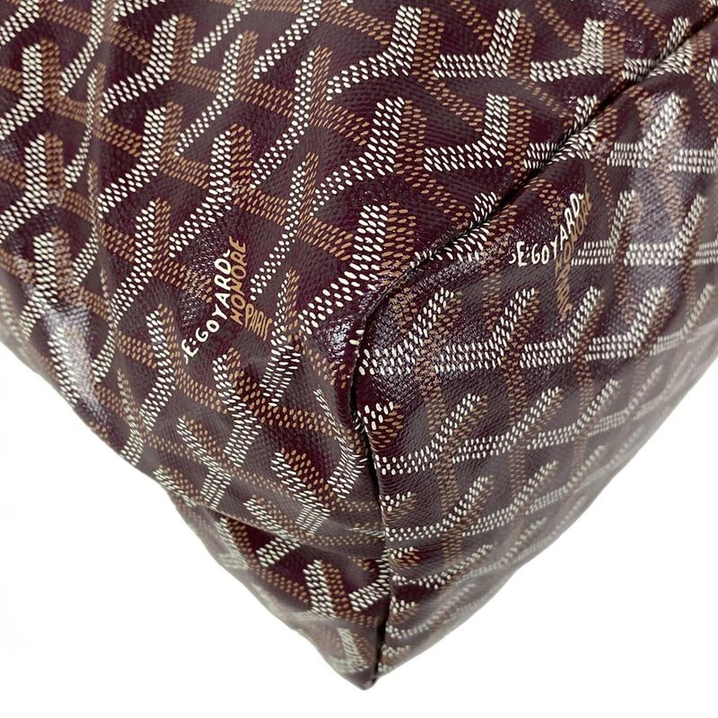 Goyard Shoulder Bag Boheme Hobo Bag Bohemepmlty09cl09p Bordeaux Leather