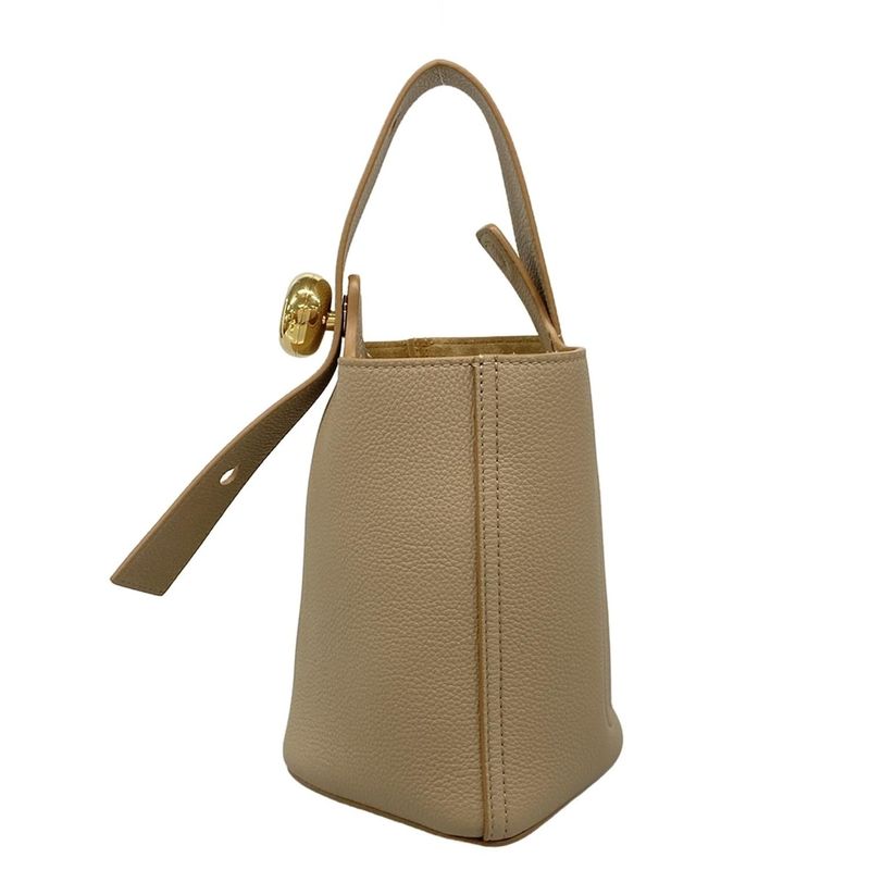 Loewe Handbag Pebble Bucket Bag Mini Aanbbbmx02 Sand (beige)