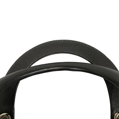 DIOR Christian Dior Handbag Lady Dior Large Bag Black Silver Hardware Lambskin