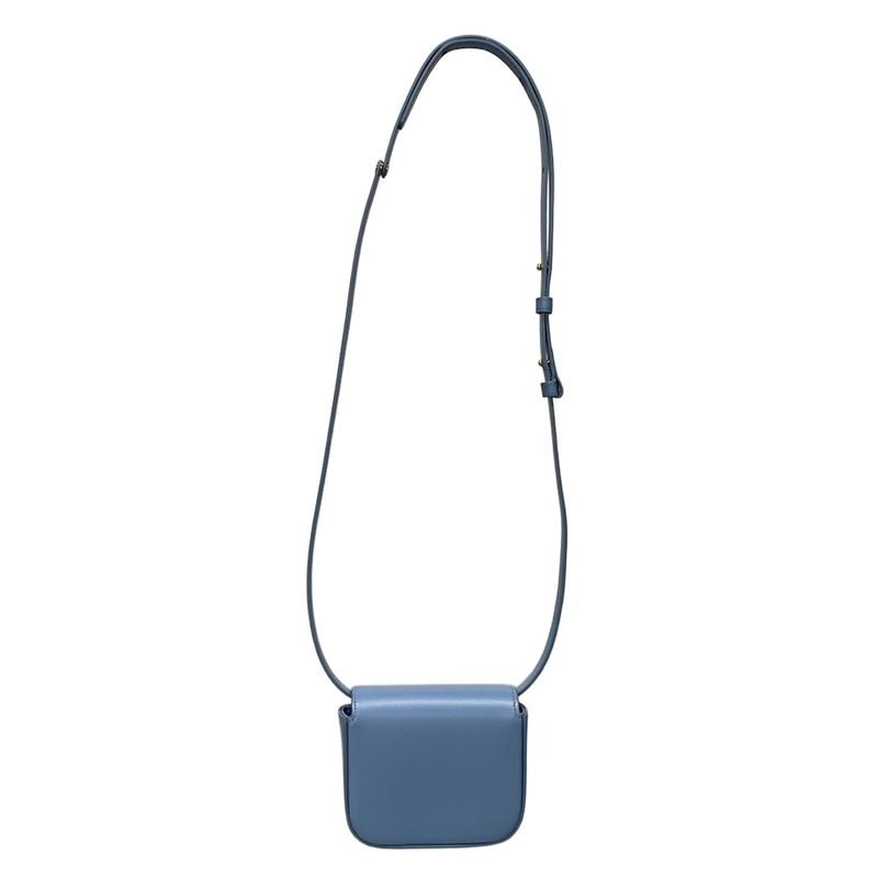 Celine Shoulder Bag Mini Claude Light Blue Mini Bag With Removable Strap