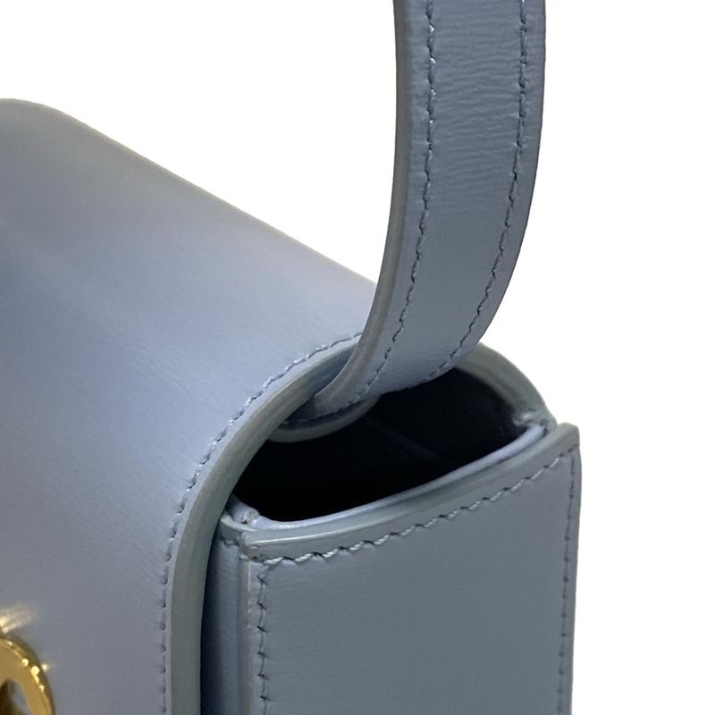 Celine Shoulder Bag Mini Claude Light Blue Mini Bag With Removable Strap