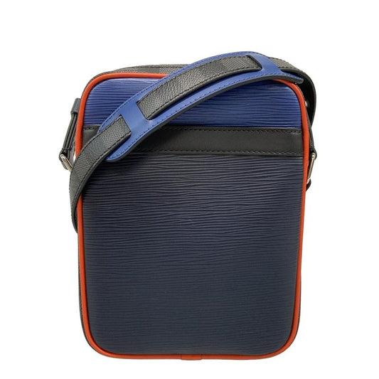 Louis Vuitton Shoulder Bag Men's Patchwork Danube PM NM M51460 Black X Blue X