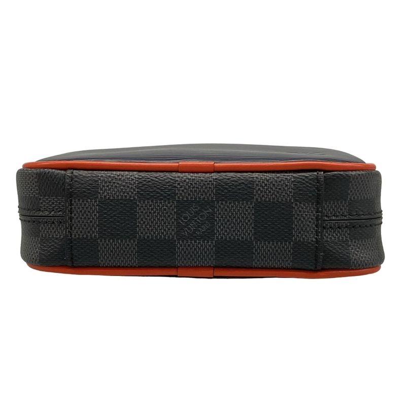 Louis Vuitton Shoulder Bag Men's Patchwork Danube PM NM M51460 Black X Blue X