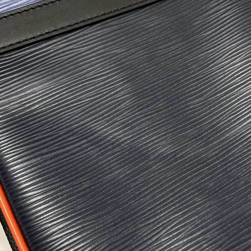 Louis Vuitton Shoulder Bag Men's Patchwork Danube PM NM M51460 Black X Blue X