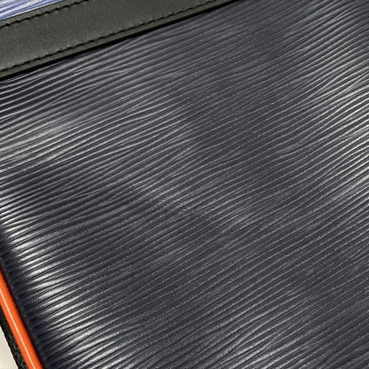 Louis Vuitton Shoulder Bag Men's Patchwork Danube PM NM M51460 Black X Blue X