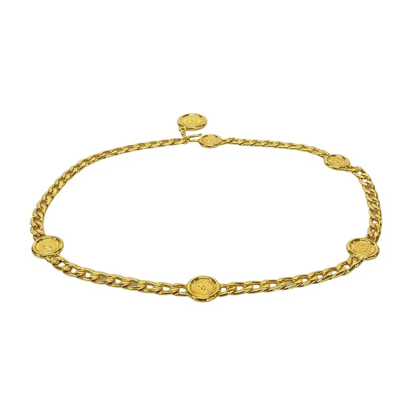 Chanel Belt - Gold Coco Mark Chain Belt