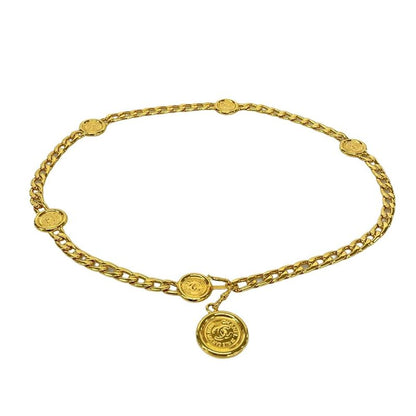 Chanel Belt - Gold Coco Mark Chain Belt
