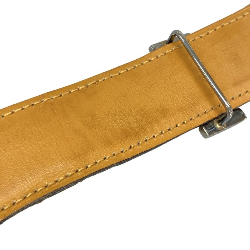 Hermes Belt 90 H Belt Touareg Dark Brown X Silver New Shape