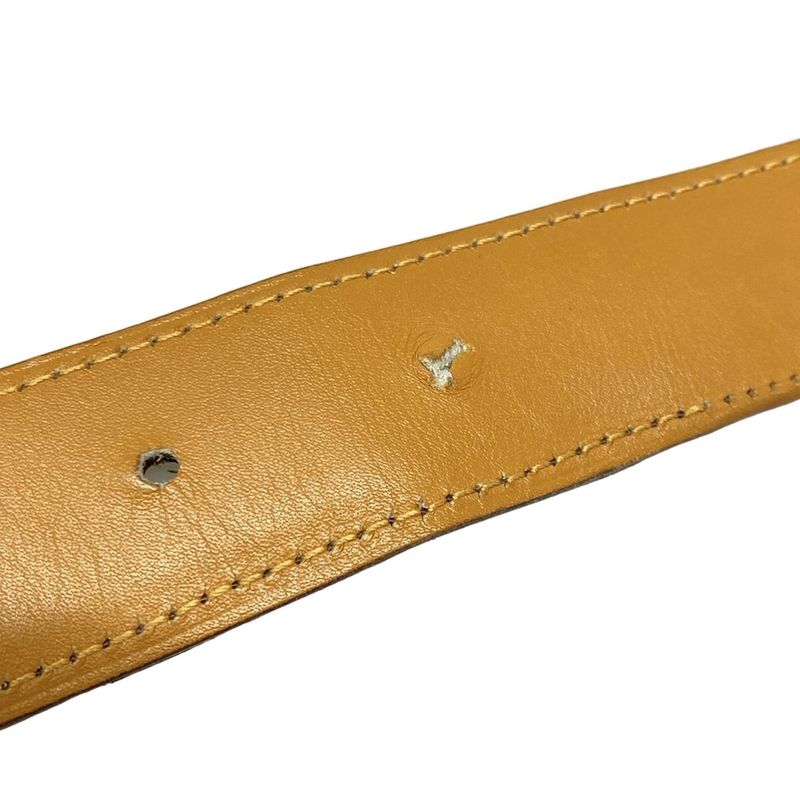 Hermes Belt 90 H Belt Touareg Dark Brown X Silver New Shape