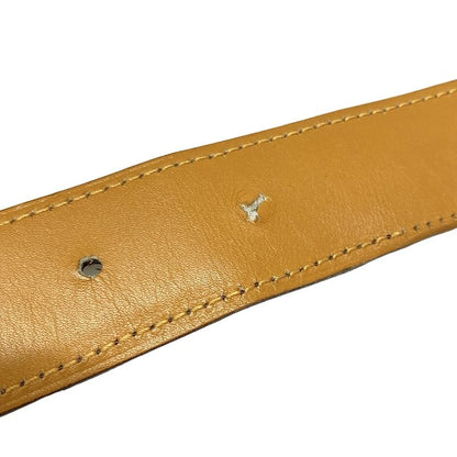 Hermes Belt 90 H Belt Touareg Dark Brown X Silver New Shape