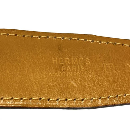 Hermes Belt 90 H Belt Touareg Dark Brown X Silver New Shape