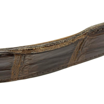 Hermes Belt 90 H Belt Touareg Dark Brown X Silver New Shape