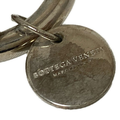 Bottega Veneta Key Holder (charm) - Red X Silver Intrecciato Leather