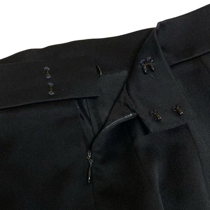 Chanel Skirt Suit Size 36 S Women's - 20665 Black Shoulder Pad Lace Wool