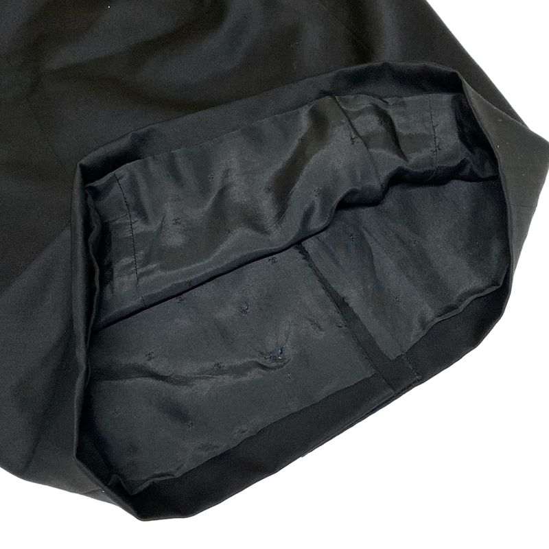 Chanel Skirt Suit Size 36 S Women's - 20665 Black Shoulder Pad Lace Wool