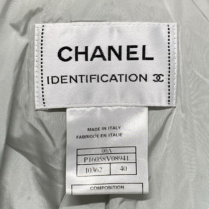 Chanel Blouson Size 40 M Women's P16058 Pink X Light Gray X Multi Long Sleeve