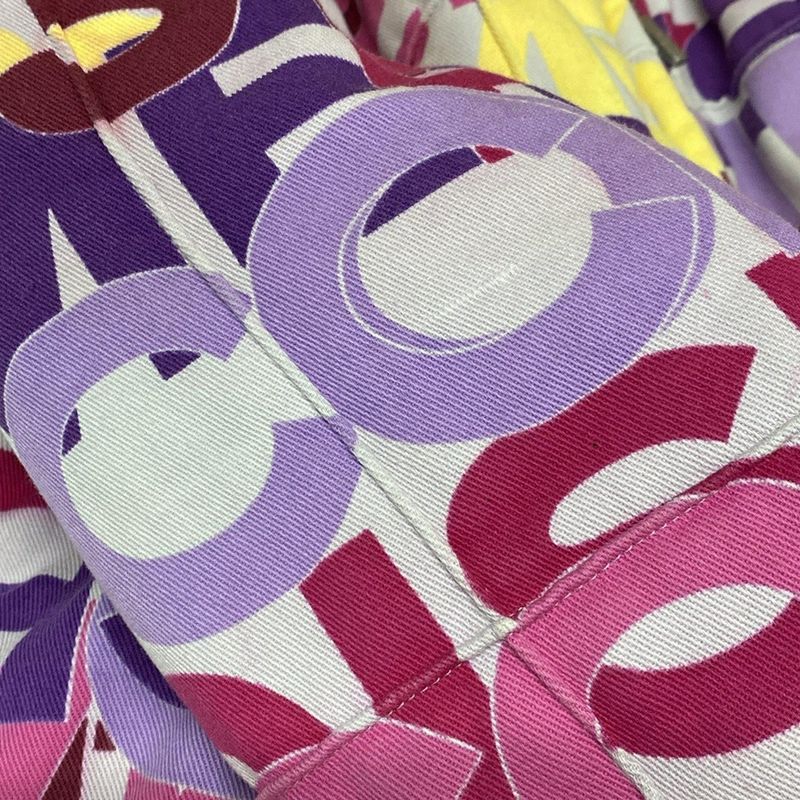 Chanel Blouson Size 40 M Women's P16058 Pink X Light Gray X Multi Long Sleeve